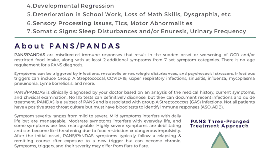 Handout – Learn about PANS PANDAS